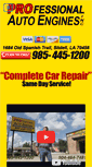 Mobile Screenshot of professionalautoengines.com